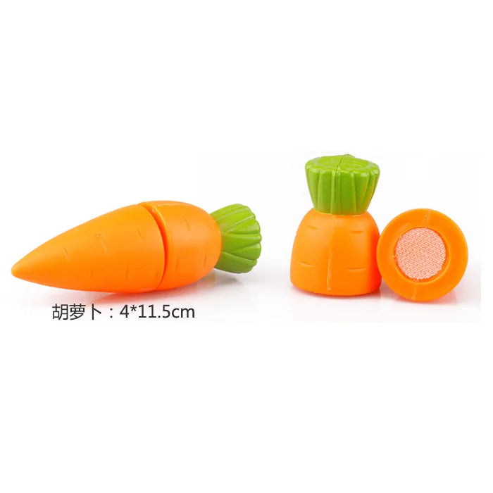 Children's kitchen play house toys Bulk vegetables, fruit bread, fish, cut and cut fruit children's toys