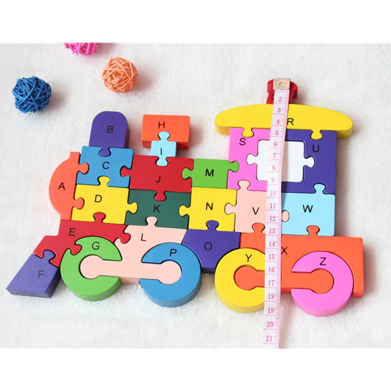 New Educational Toys Kids Train Wooden Toys Wood Kids 3d Puzzle Kids Jigsaw Puzzles Brinquedo