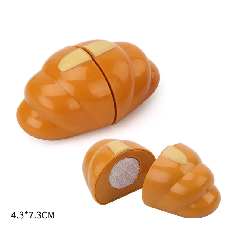 Children's kitchen play house toys Bulk vegetables, fruit bread, fish, cut and cut fruit children's toys