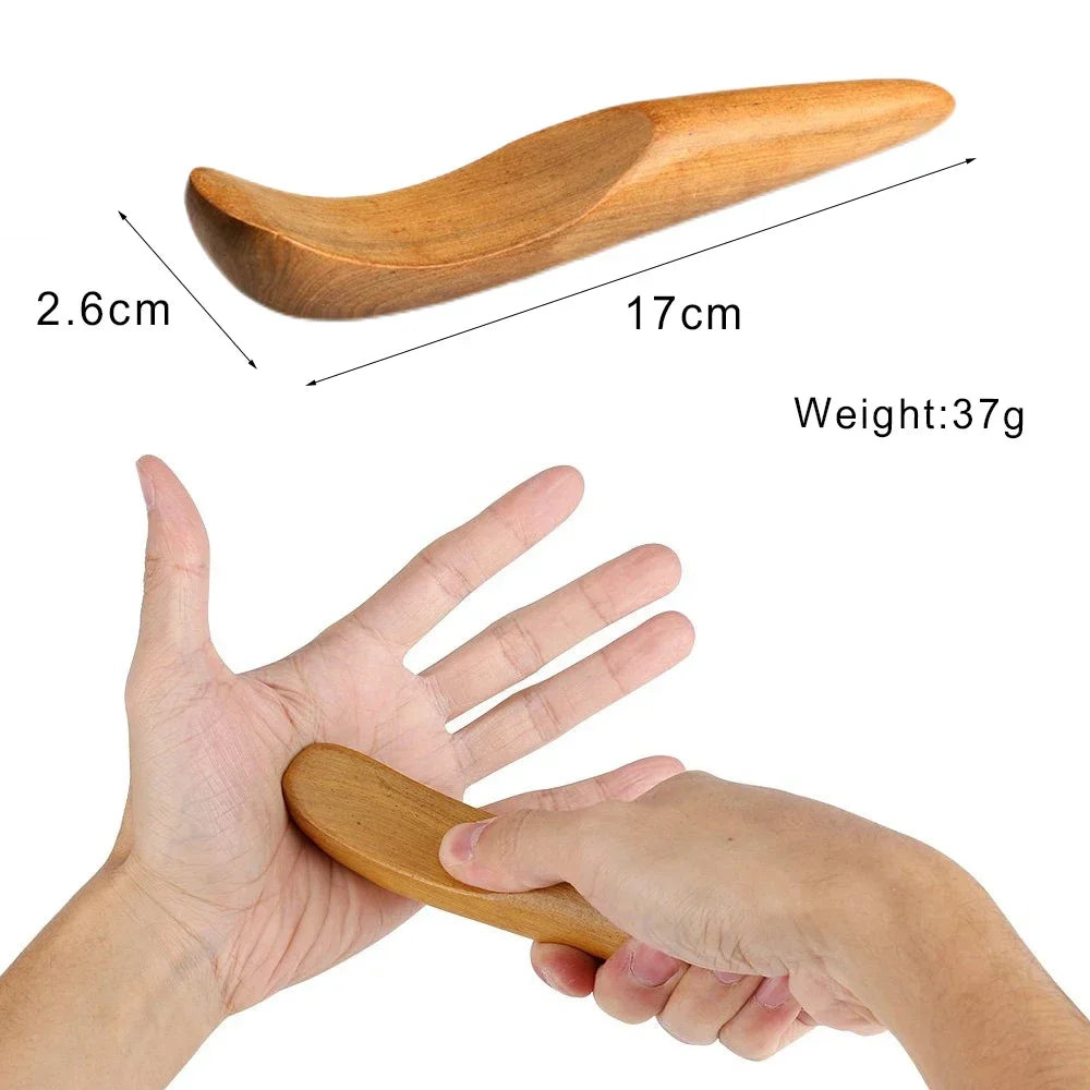 Wood Therapy Massage Tools Anti Cellulite Massager Lymphatic Drainage Body Massager Gua Sha Tools Full Body Muscles Pain Relief