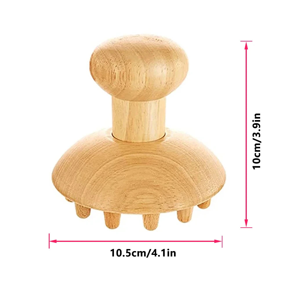 Wood Therapy Massage Tools Maderoterapia Wooden Gua Sha Tool Roller Massage Wooden Swedish Cup Mushroom Massager Anti Cellulite