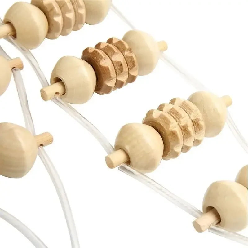 Wooden Massage Tools Lymphatic Massage Maderotherapy Anti-Cellulite Deep Tissue Body Massager Roller Wheel Back Arm Massage Tool