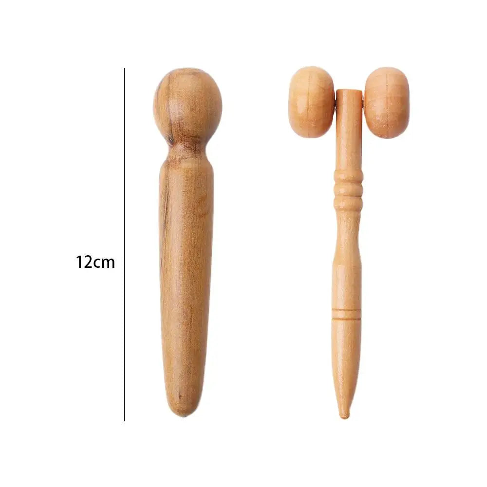 Thai Massage Foot Spa Tool Scraping Tool Foot Body Massage Therapy Reflexology Massager Acupressure Pen Wooden Massage Stick