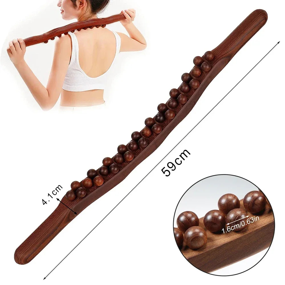 Wood Therapy Massage Tools Anti Cellulite Massager Lymphatic Drainage Body Massager Gua Sha Tools Full Body Muscles Pain Relief
