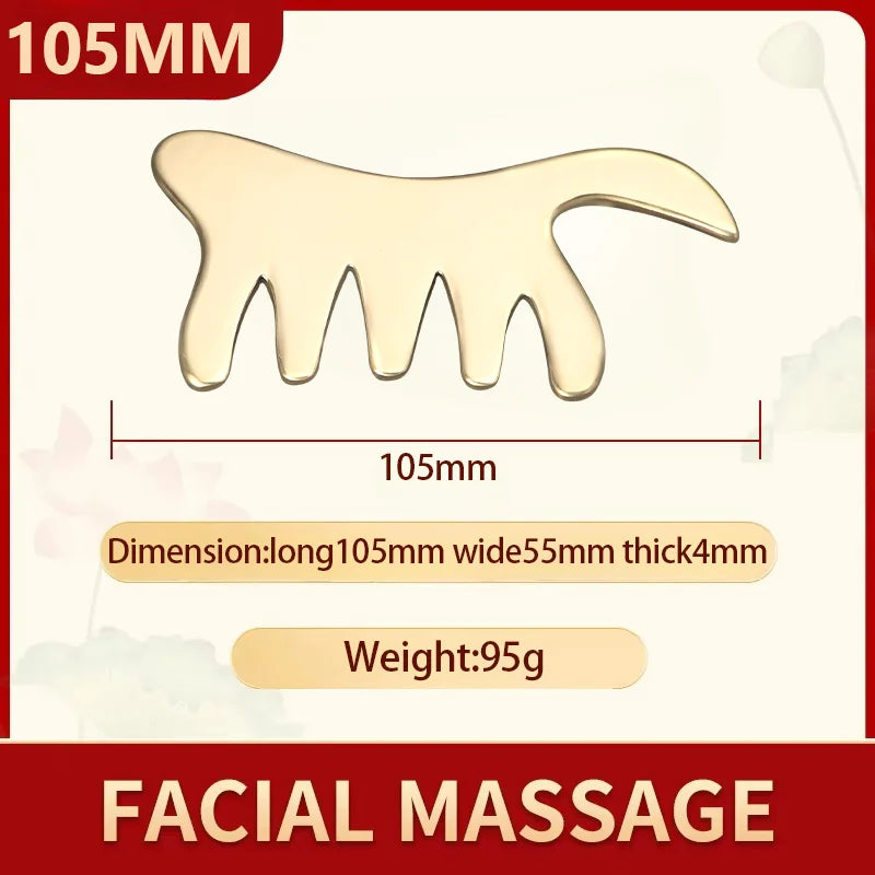 Guasha Massage Tools Medical Grade Stainless Steel Manual Scraping Tool Myofascial Release Tissue Physical Therapy Pain Relief