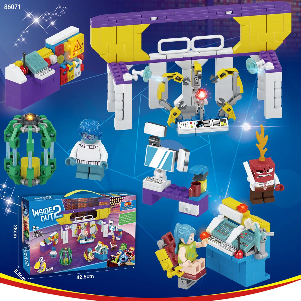 Inside Out 2, Model toys, cartoon accessories, display toys, children's gifts