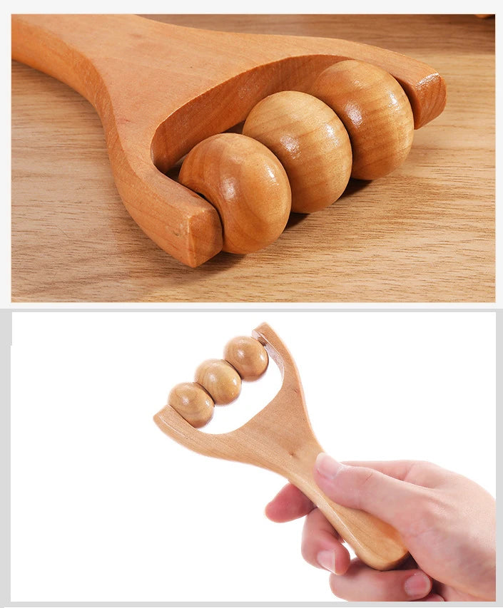Maderotherapy Kit For Reductive Massage Body Massager Roller Wood Therapy Tools For Body Contour Body Wood Therapy Complete Kit