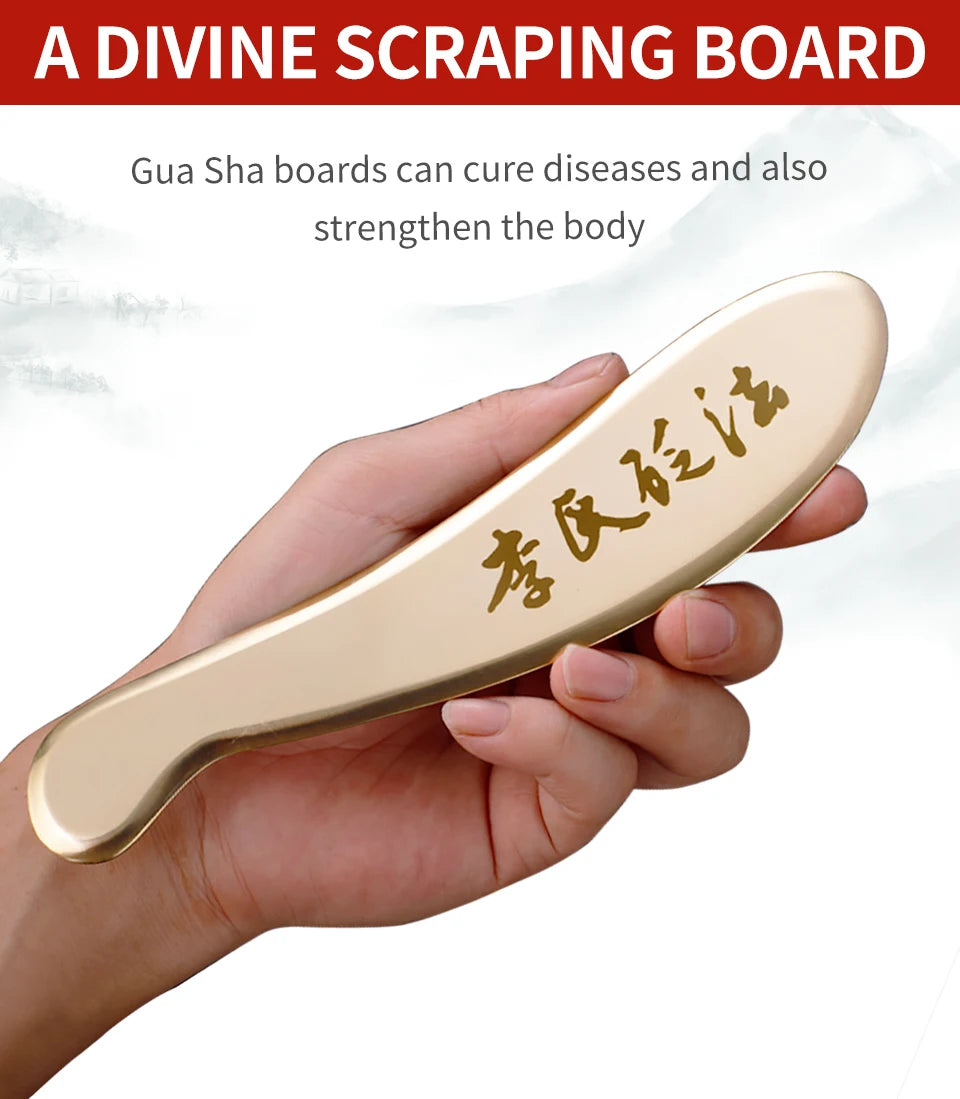 Guasha Massage Tools Medical Grade Stainless Steel Manual Scraping Tool Myofascial Release Tissue Physical Therapy Pain Relief