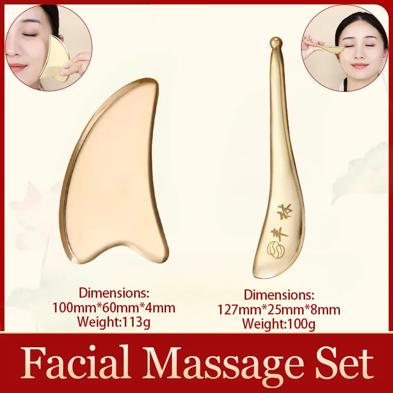 Meridian Therapy Treatment Tools 19-Teeth Scalp Massager Comb  for Skin Scraping and Head Relaxation