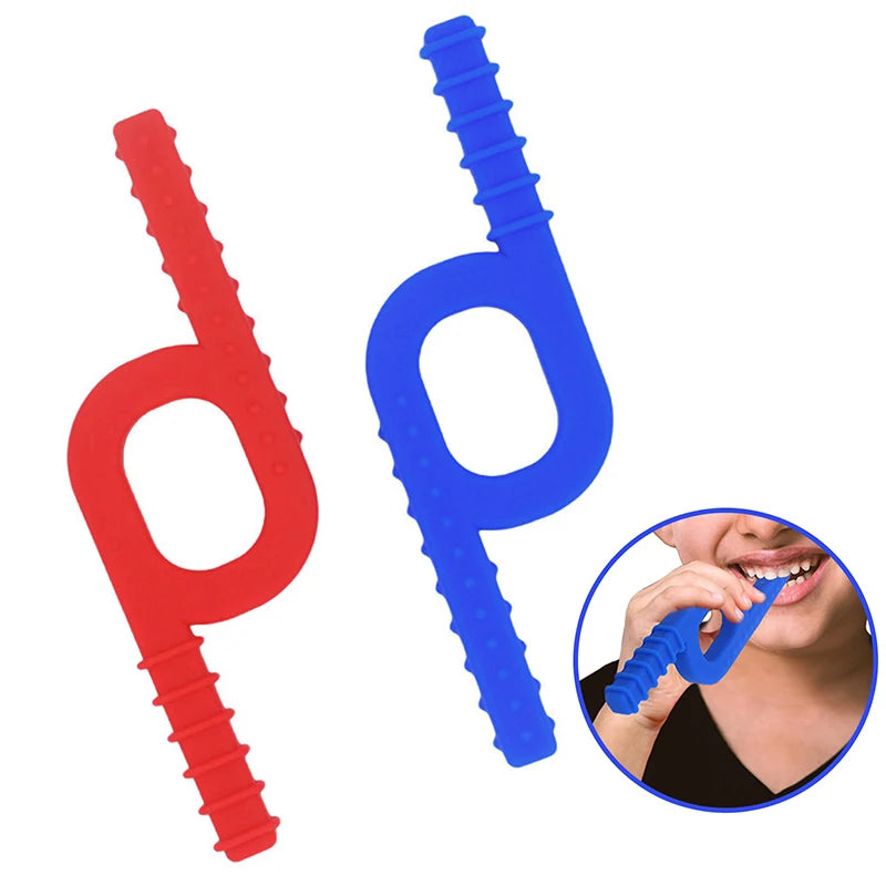 Kid Chewing Tube Speech Therapy Teeth Massager For Autism Sensory Speak Oral Muscle Rehabilitation Training Children Talk Tools