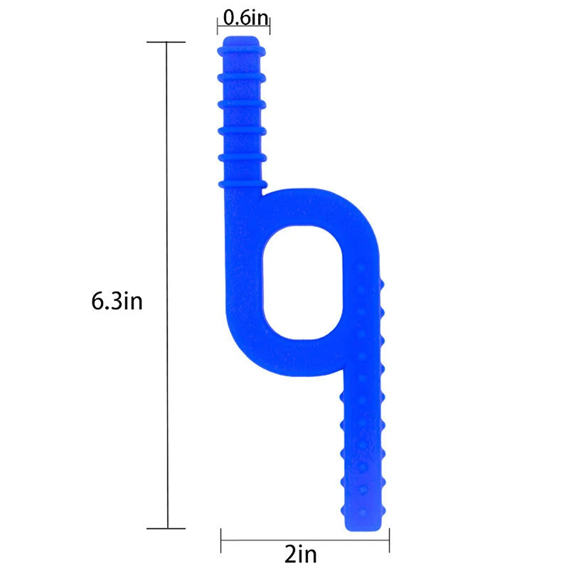 Kid Chewing Tube Speech Therapy Teeth Massager For Autism Sensory Speak Oral Muscle Rehabilitation Training Children Talk Tools