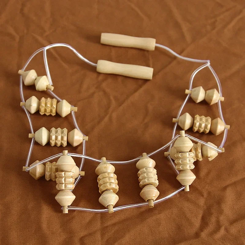 Wooden Massage Tools Lymphatic Massage Maderotherapy Anti-Cellulite Deep Tissue Body Massager Roller Wheel Back Arm Massage Tool