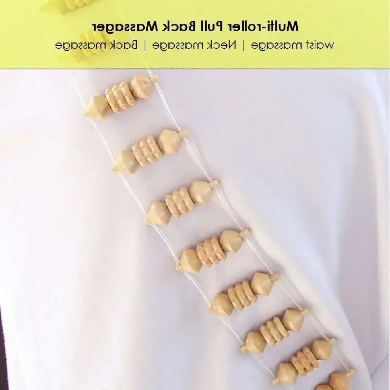 Wooden Massage Tools Lymphatic Massage Maderotherapy Anti-Cellulite Deep Tissue Body Massager Roller Wheel Back Arm Massage Tool