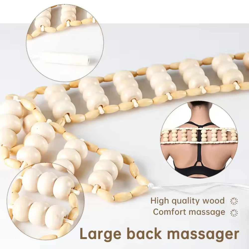 Wooden Guasha Massage Wood Tool Scalp Massager Full Body Muscle Pain Relief Therapy Wood Therapy Massage Tools Set