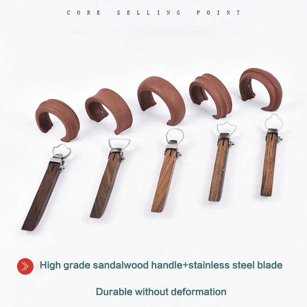 Pottery Tools Teapot Ware Handle Tool DIY Clay Tool Handle Rapid Prototyping Tool Ceramic Handle Scraper Set Modeling Tool
