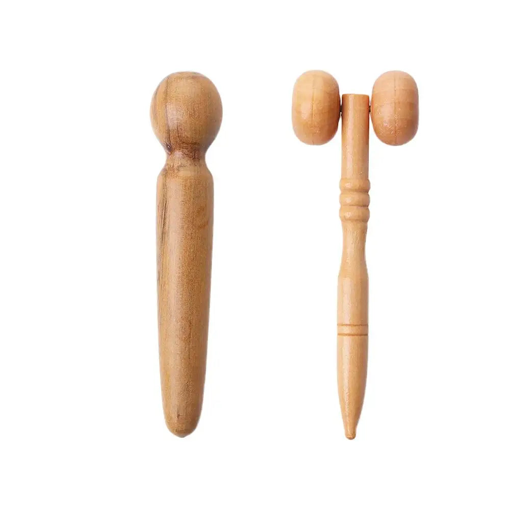 Thai Massage Foot Spa Tool Scraping Tool Foot Body Massage Therapy Reflexology Massager Acupressure Pen Wooden Massage Stick