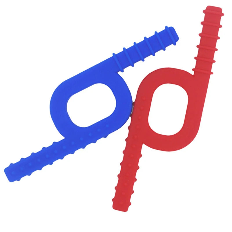 Kid Chewing Tube Speech Therapy Teeth Massager For Autism Sensory Speak Oral Muscle Rehabilitation Training Children Talk Tools