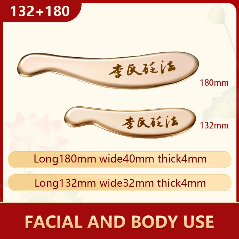 Guasha Massage Tools Medical Grade Stainless Steel Manual Scraping Tool Myofascial Release Tissue Physical Therapy Pain Relief