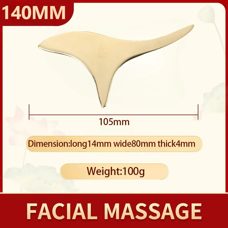 Guasha Massage Tools Medical Grade Stainless Steel Manual Scraping Tool Myofascial Release Tissue Physical Therapy Pain Relief