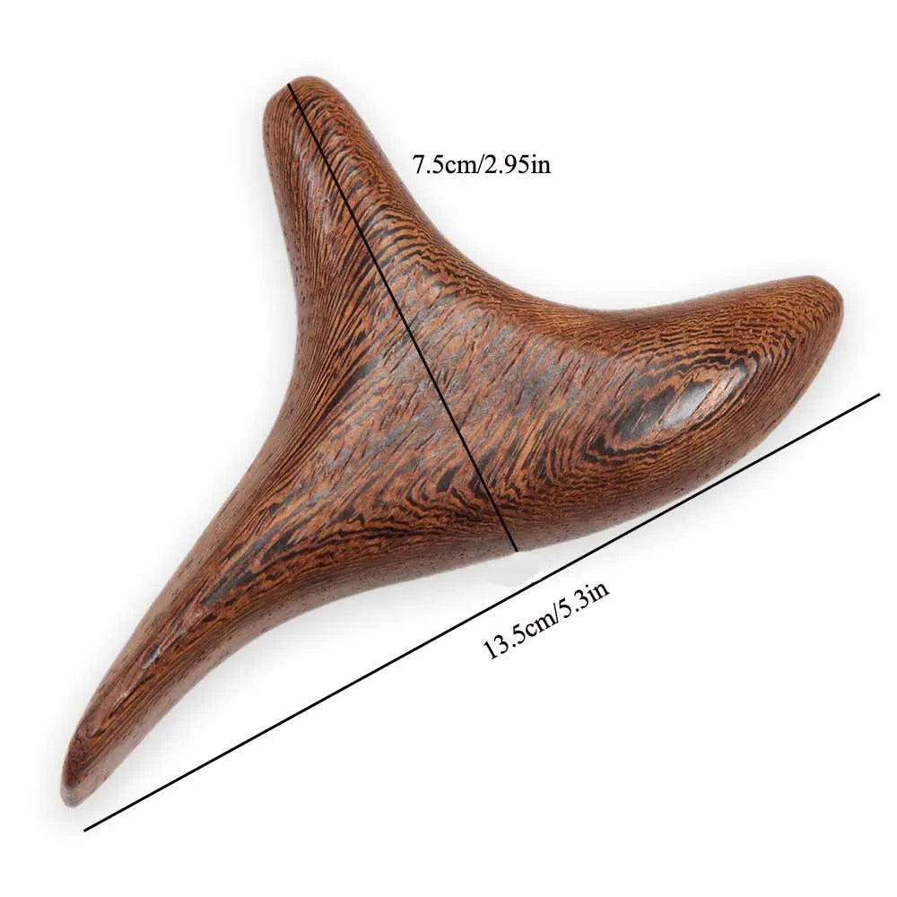 Wood Trigger Point Massage Tools,Professional Gua Sha  Lymphatic Drainage Tools,Wood Therapy Massage for Whole-Body Relieve Pain