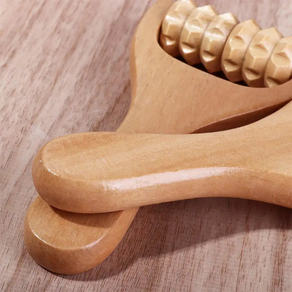 Care Tool Muscle Pain Relief Wood Therapy Muscle Roller Sticks Wooden Massage Roller Body Massage Tool Trigger Point Massager
