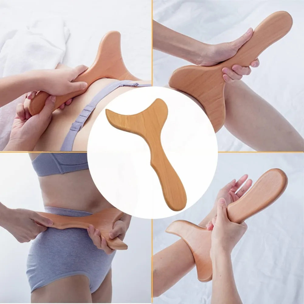 Wood Therapy Massage Gua Sha Tools Lymphatic Drainage Massager Body Sculpting Tools for Maderoterapia Colombiana,Anti-Cellulite