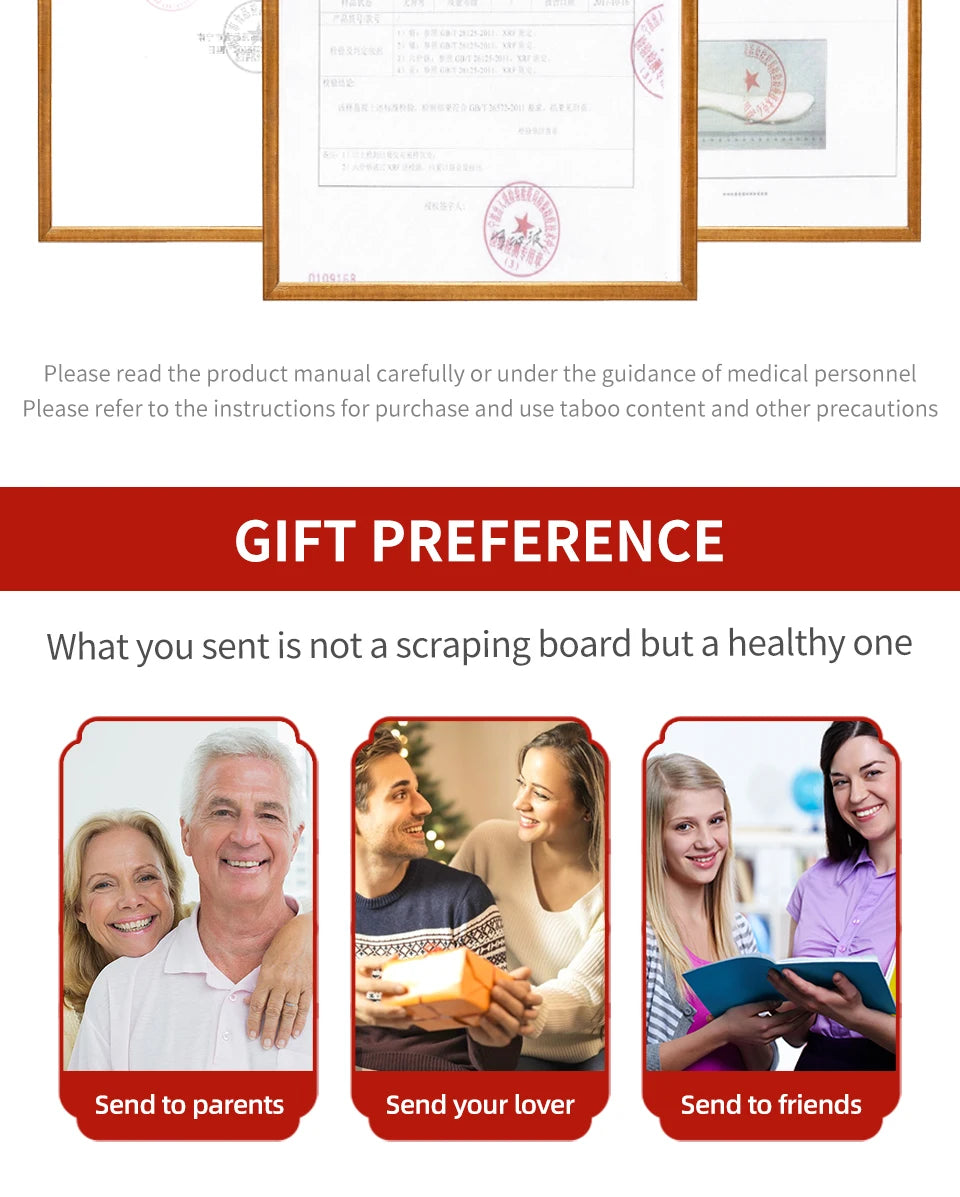 Guasha Massage Tools Medical Grade Stainless Steel Manual Scraping Tool Myofascial Release Tissue Physical Therapy Pain Relief