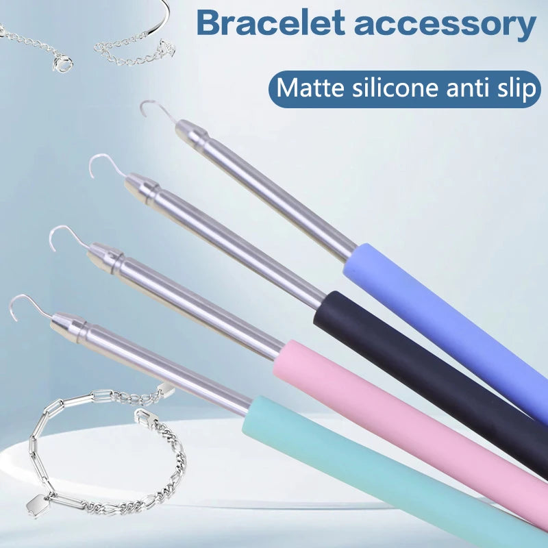 Bracelet Clasp Helper Tool Bracelets Jewelry Wearing Tools Bracelet Fastening Helper Plier Clip Quick Donning