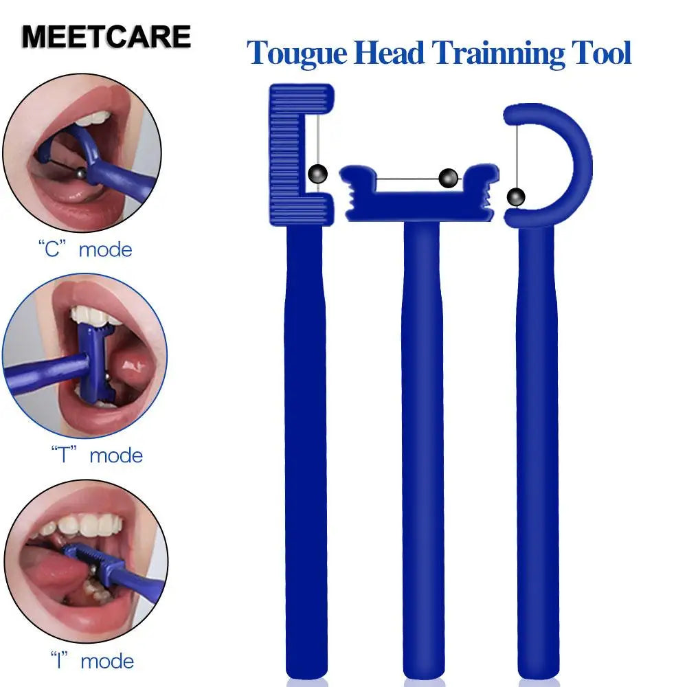 3pcs Tongue Tip Lateralization Elevation Tools Tongue Tip Exercise Oral Muscle Training Autism Speech Therapy Talk Tool