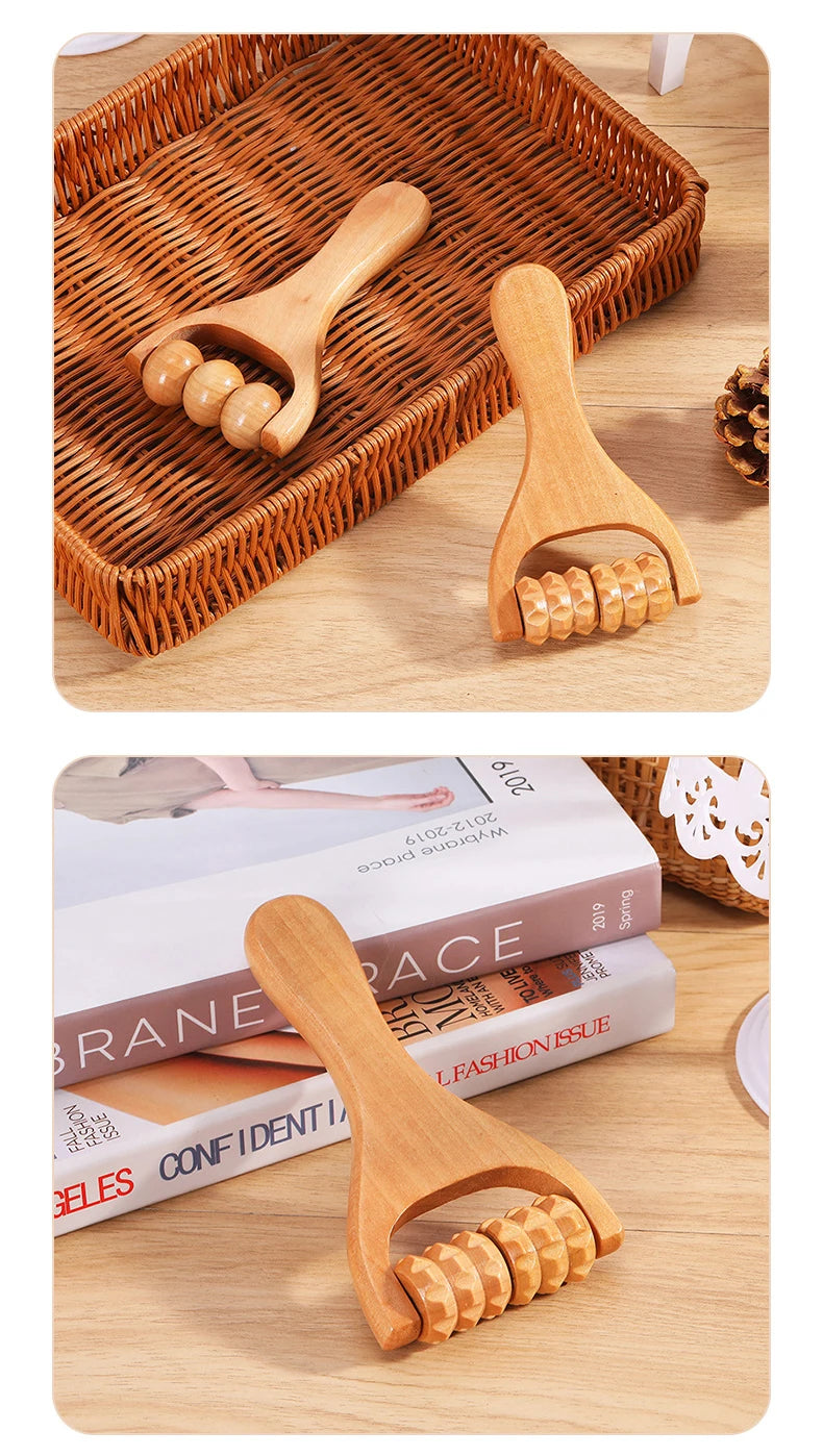 Maderotherapy Kit For Reductive Massage Body Massager Roller Wood Therapy Tools For Body Contour Body Wood Therapy Complete Kit