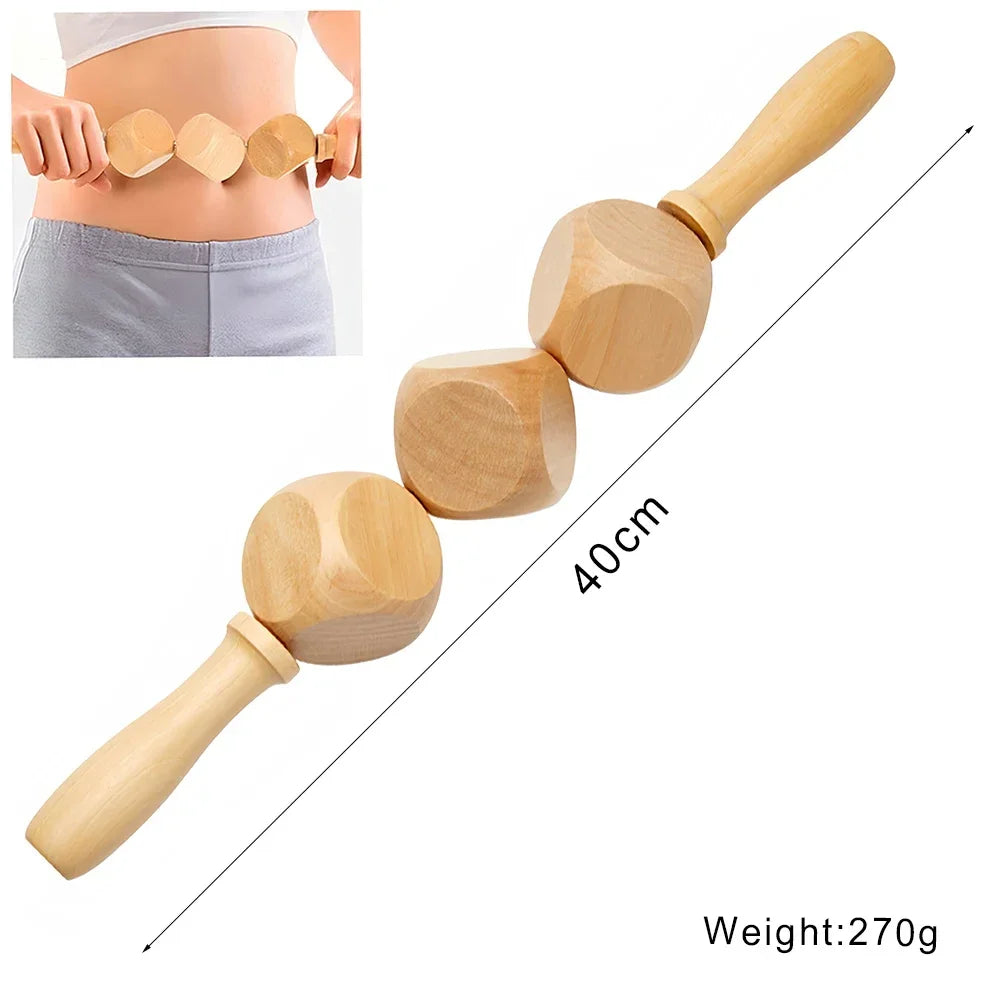 Wood Therapy Massage Tools Anti Cellulite Massager Lymphatic Drainage Body Massager Gua Sha Tools Full Body Muscles Pain Relief