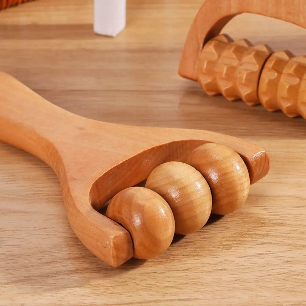 Care Tool Muscle Pain Relief Wood Therapy Muscle Roller Sticks Wooden Massage Roller Body Massage Tool Trigger Point Massager