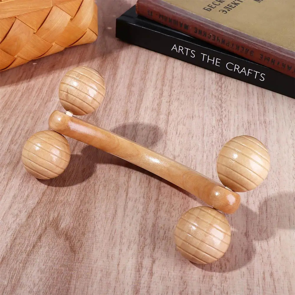 Care Tool Muscle Pain Relief Wood Therapy Muscle Roller Sticks Wooden Massage Roller Body Massage Tool Trigger Point Massager