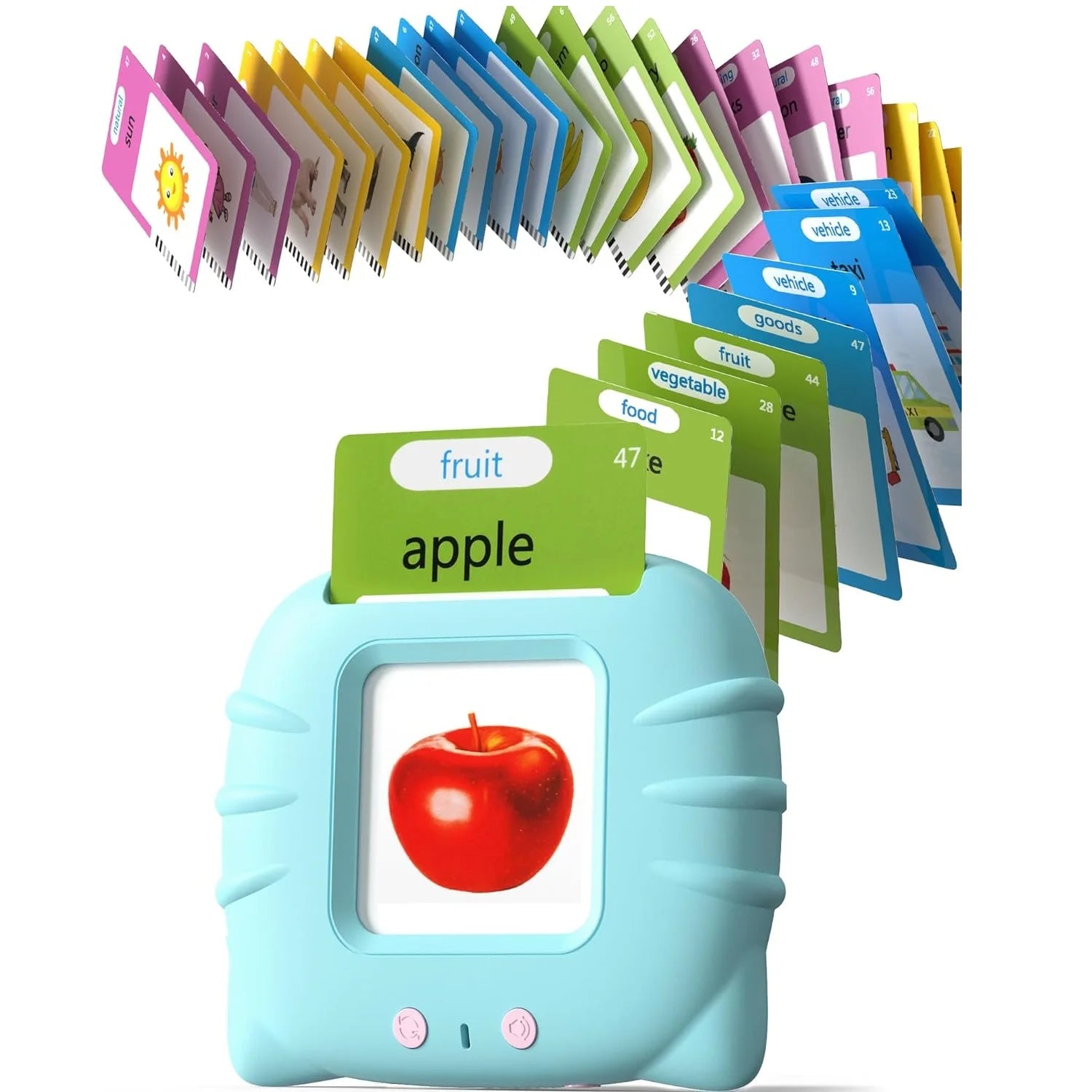 Preschool Talking Flash Cards for Toddlers 1-4 Year Olds Montessori Language Learning Toy with 224 Word Speech Therapy Classroom