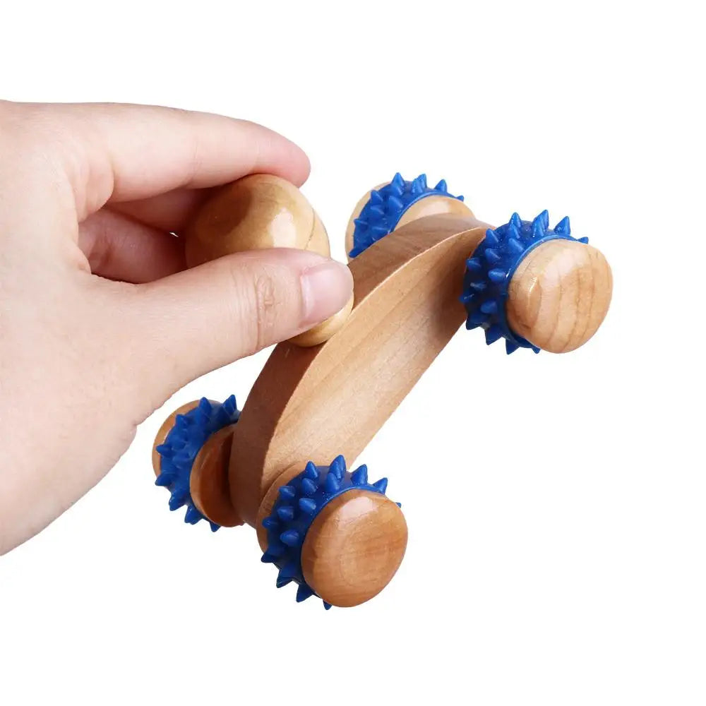 Care Tool Muscle Pain Relief Wood Therapy Muscle Roller Sticks Wooden Massage Roller Body Massage Tool Trigger Point Massager