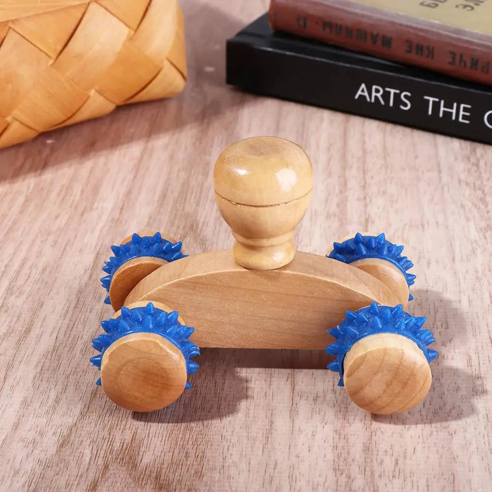 Care Tool Muscle Pain Relief Wood Therapy Muscle Roller Sticks Wooden Massage Roller Body Massage Tool Trigger Point Massager
