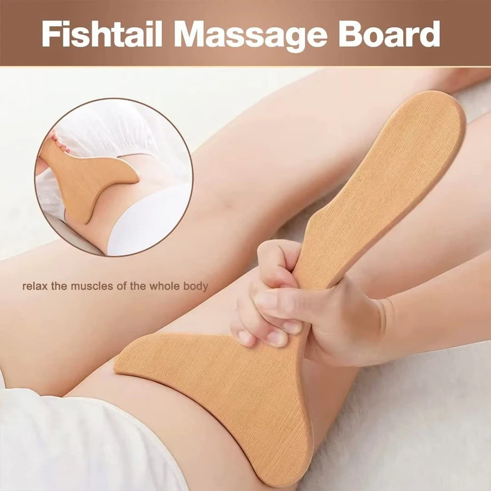 Wood Therapy Massage Tools Maderoterapia Wooden Gua Sha Tool Roller Massage Wooden Swedish Cup Mushroom Massager Anti Cellulite