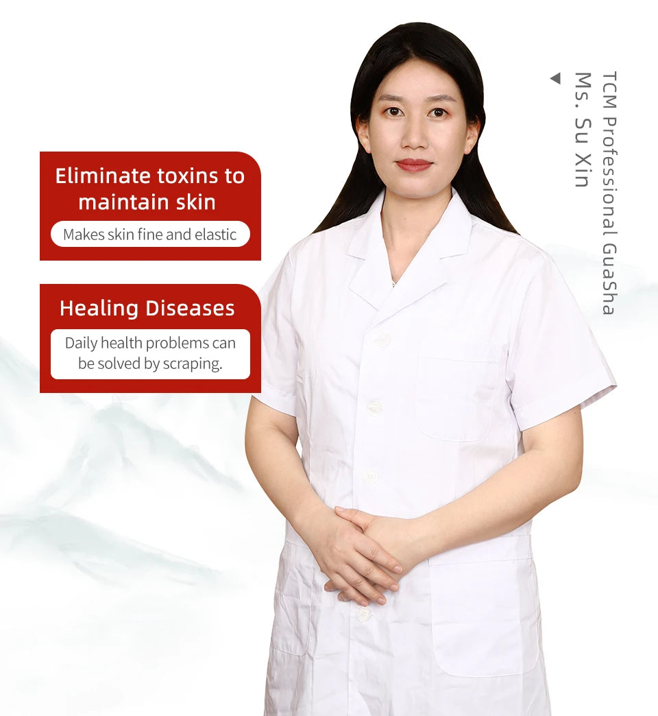 Guasha Massage Tools Medical Grade Stainless Steel Manual Scraping Tool Myofascial Release Tissue Physical Therapy Pain Relief