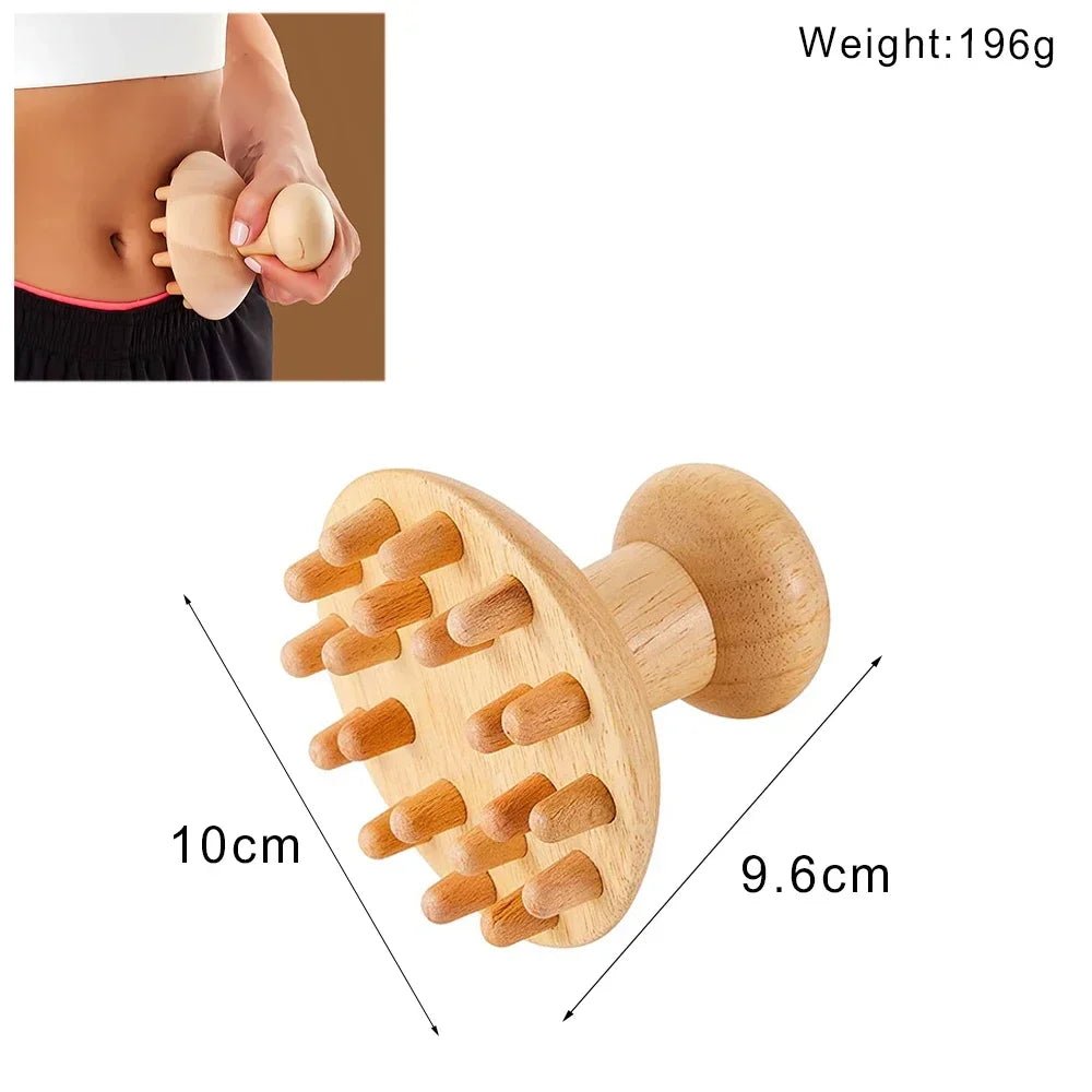 Wood Therapy Massage Tools Anti Cellulite Massager Lymphatic Drainage Body Massager Gua Sha Tools Full Body Muscles Pain Relief