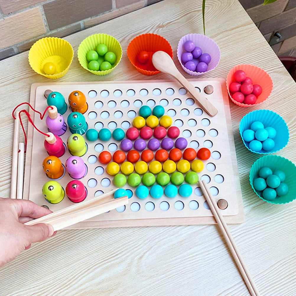 6 Pcs Electrical Tools Wooden Tweezers Toddler Children's Toys Small Tongs Playthings Kids Educational