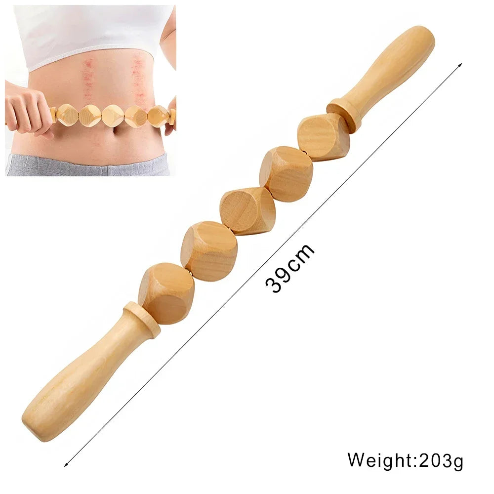 Wood Therapy Massage Tools Anti Cellulite Massager Lymphatic Drainage Body Massager Gua Sha Tools Full Body Muscles Pain Relief