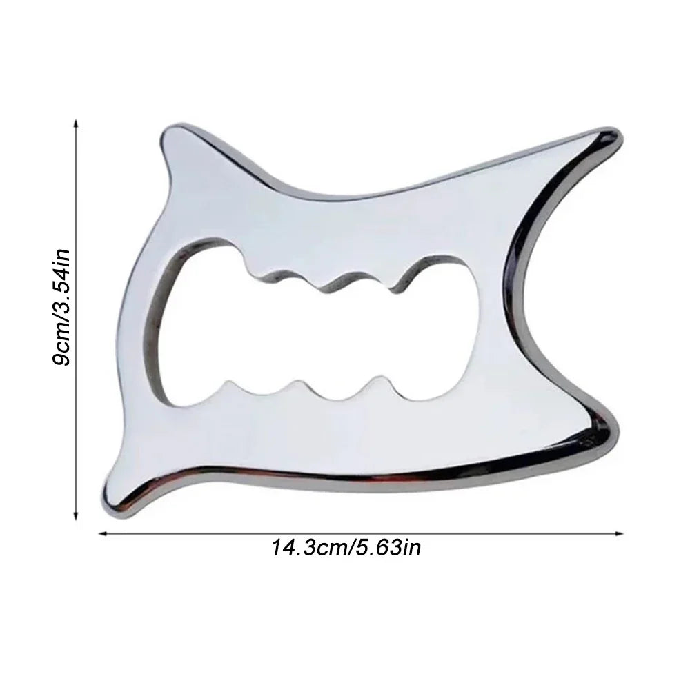 Gua Sha Massage Tool, Stainless Steel Muscle Scraper Massage Tools IASTM Tool for Soft Tissue Mobilization Tool Physical Therapy