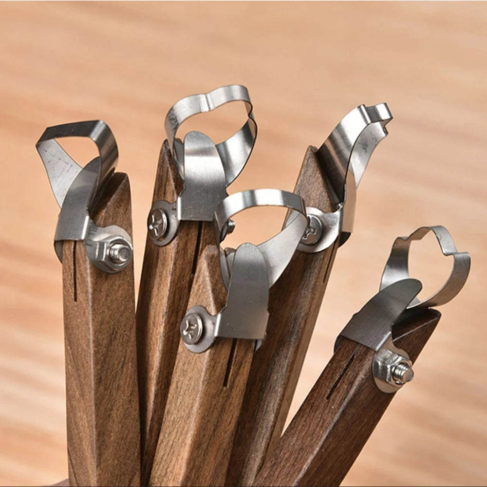 Pottery Tools Teapot Ware Handle Tool DIY Clay Tool Handle Rapid Prototyping Tool Ceramic Handle Scraper Set Modeling Tool