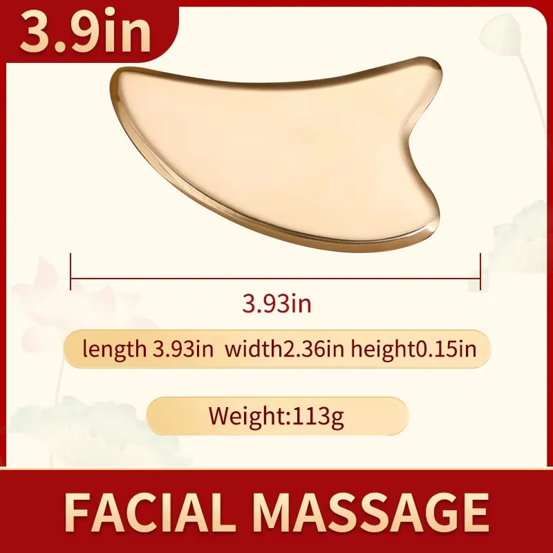 Guasha Massage Tools Medical Grade Stainless Steel Manual Scraping Tool Myofascial Release Tissue Physical Therapy Pain Relief