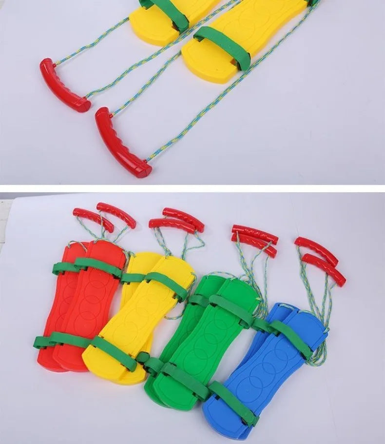 Kids Toys Boys Girl Two-People Hands Feet Play Cooperative Board Team Building Sensory Integration Training Outdoor Games Sports