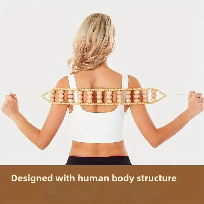 Wooden Massage Tools Lymphatic Massage Maderotherapy Anti-Cellulite Deep Tissue Body Massager Roller Wheel Back Arm Massage Tool