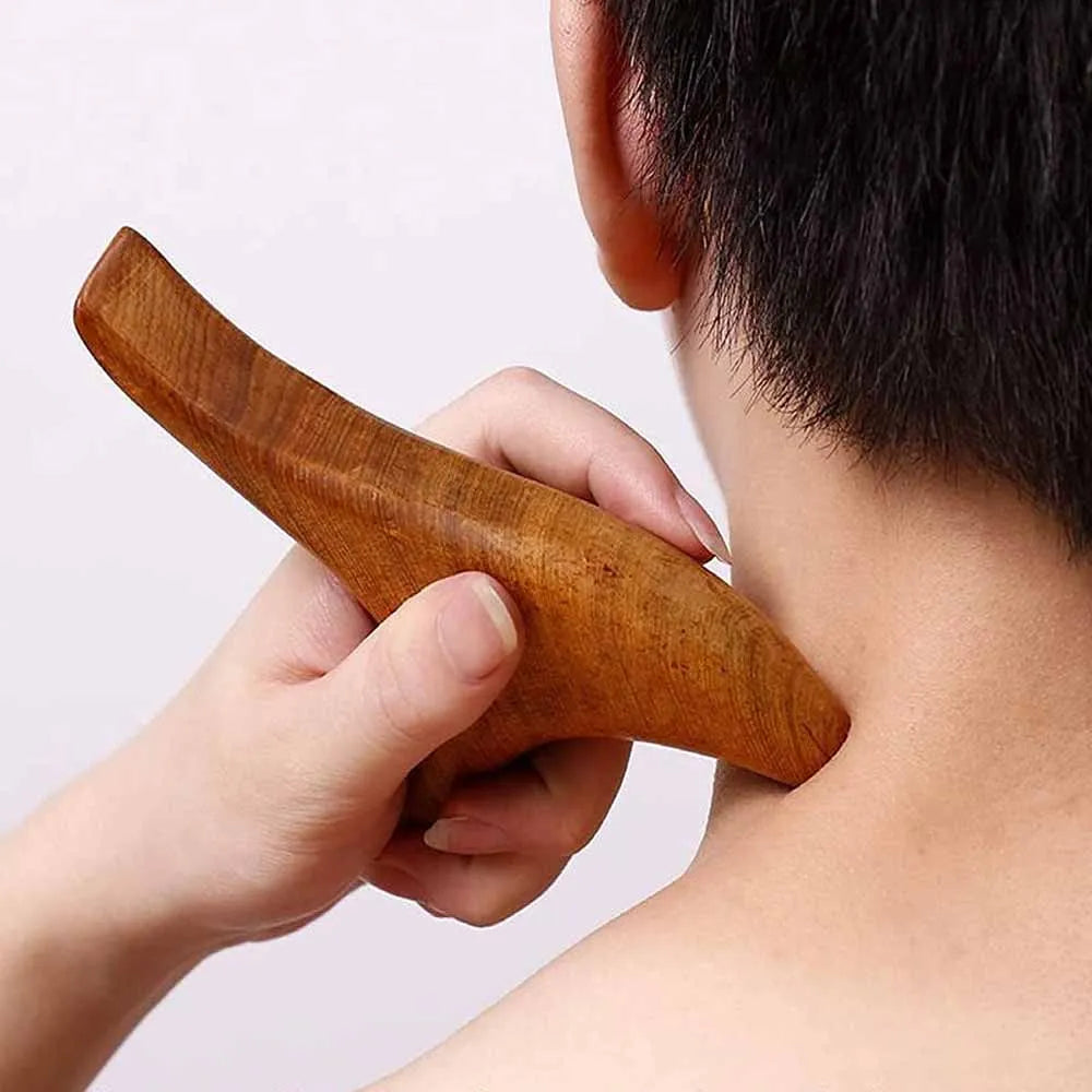 Wood Trigger Point Massage Tools,Professional Gua Sha  Lymphatic Drainage Tools,Wood Therapy Massage for Whole-Body Relieve Pain