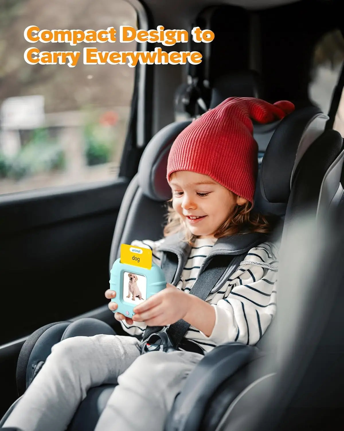 Preschool Talking Flash Cards for Toddlers 1-4 Year Olds Montessori Language Learning Toy with 224 Word Speech Therapy Classroom