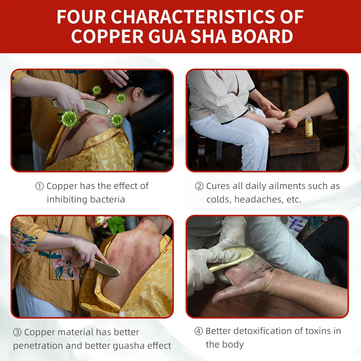 Guasha Massage Tools Medical Grade Stainless Steel Manual Scraping Tool Myofascial Release Tissue Physical Therapy Pain Relief