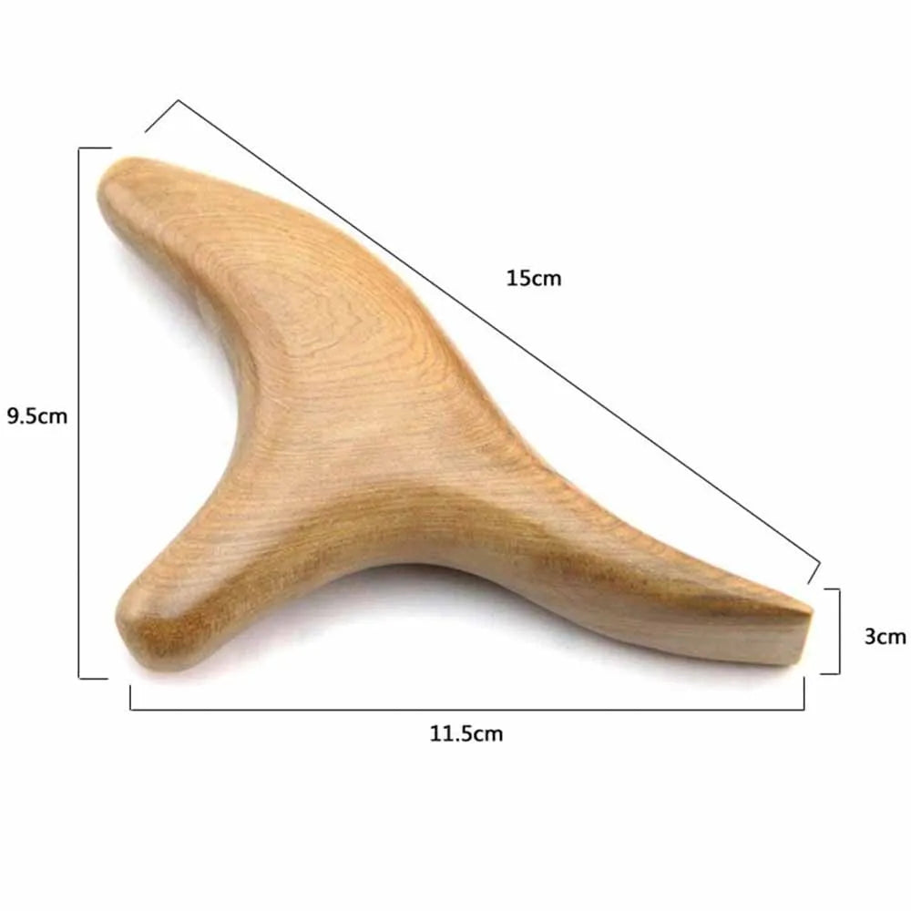 Wood Trigger Point Massage Tools,Professional Gua Sha  Lymphatic Drainage Tools,Wood Therapy Massage for Whole-Body Relieve Pain